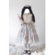 Miss Point Cat Rose Tea Open Front Daily Skirt(Reservation/Full Payment Without Shipping)